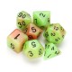 7 Pcs Luminous Polyhedral Dices Multisided Dices Dice Set With Dice Cup For RPG