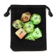 7 Pcs Luminous Polyhedral Dices Multisided Dices Dice Set With Dice Cup For RPG