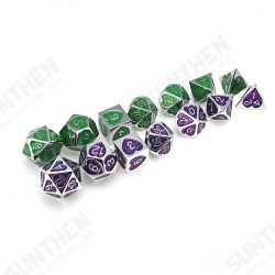 7PCS Metal Polyhedral Dices Set For Dungeons & Dragons Dice Desktop RPG Game 7PCS Metal Polyhedral Dices Set For Dungeons & Dragons Dice Desktop RPG Game