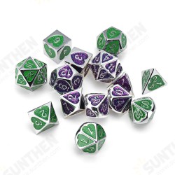 7PCS Metal Polyhedral Dices Set For Dungeons & Dragons Dice Desktop RPG Game 7PCS Metal Polyhedral Dices Set For Dungeons & Dragons Dice Desktop RPG Game