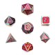 7PCS Metal Polyhedral Dices Set For Dungeons and Dragons Dice Desktop Table RPG Game