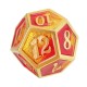 7PCS/SET Creative Metal Multi-faced Dice Set Heavy Duty Polyhedral Dices Role Playing Game Party Game Dice W/ Case