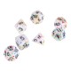 7Pcs Acrylic Polyhedral Dice Set Colorful Board Game Multisided Dices Gadget