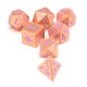 7Pcs Antique Metal Polyhedral Dice Role Playing Game Dices Heavy Duty With Bag