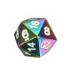 7Pcs Colorful Zinc Alloy Polyhedral Dice Set Board Game Multisided Dices Gadget