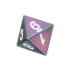 7Pcs Colorful Zinc Alloy Polyhedral Dice Set Board Game Multisided Dices Gadget