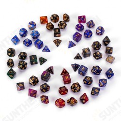7Pcs Galaxy Polyhedral Dices For Dungeons Dragons Games D20 D12 D10 D8 D6 D4 +Bag 7Pcs Galaxy Polyhedral Dices For Dungeons Dragons Games D20 D12 D10 D8 D6 D4 +Bag