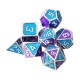 7Pcs Polyhedral Dices Set for Dungeons Dragons D20 D12 D10 D8 D6 D4 Games +Storage Pouches Bag