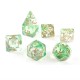 7Pcs Transparent Polyhedral Dices Multi-sided Dice