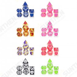 7Pcs Zinc Alloy Polyhedral Dices For RPG MTG DND Dungeons Dragons Role Playing Table Games Dice 7Pcs Zinc Alloy Polyhedral Dices For RPG MTG DND Dungeons Dragons Role Playing Table Games Dice