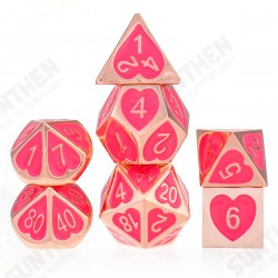 7Pcs Zinc Alloy Polyhedral Dices For RPG MTG DND Dungeons Dragons Role Playing Table Games Dice 7Pcs Zinc Alloy Polyhedral Dices For RPG MTG DND Dungeons Dragons Role Playing Table Games Dice