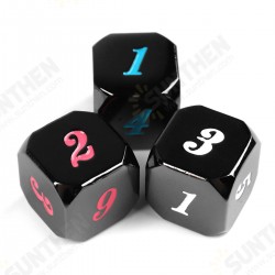 7Pcs Zinc Alloy Polyhedral Dices Multi-sided Dices Set With Bag 7Pcs Zinc Alloy Polyhedral Dices Multi-sided Dices Set With Bag