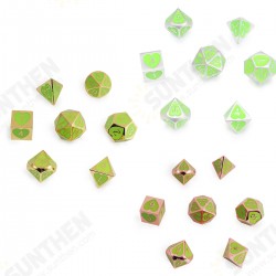7Pcs/Set Zinc Alloy Polyhedral Dices Role Playing Games Accessories DND Dices 7Pcs/Set Zinc Alloy Polyhedral Dices Role Playing Games Accessories DND Dices