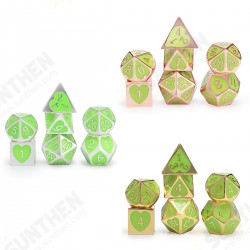 7Pcs/Set Zinc Alloy Polyhedral Dices Role Playing Games Accessories DND Dices 7Pcs/Set Zinc Alloy Polyhedral Dices Role Playing Games Accessories DND Dices