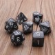 7pcs Multi-sided Polyhedral Digital Acrylic Dice Set