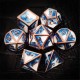 7pcs Polyhedral Dice Zinc Alloy Dice Set Heavy Duty Dices For Role Playing Game Dice Set