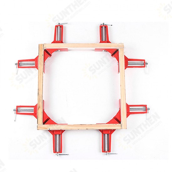 90 Degree Right Angle Clamp WoodWorking Miter Picture Frame Corner Tank Clip Holder