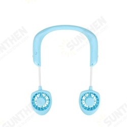 ABS Portable Mini Fan Hands Li-ion Battery USB Rechargable Hanging Neck Personal Sport Fan Mini Air Fan ABS Portable Mini Fan Hands Li-ion Battery USB Rechargable Hanging Neck Personal Sport Fan Mini Air Fan