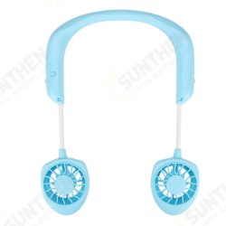 ABS Portable Mini Fan Hands Li-ion Battery USB Rechargable Hanging Neck Personal Sport Fan Mini Air Fan ABS Portable Mini Fan Hands Li-ion Battery USB Rechargable Hanging Neck Personal Sport Fan Mini Air Fan