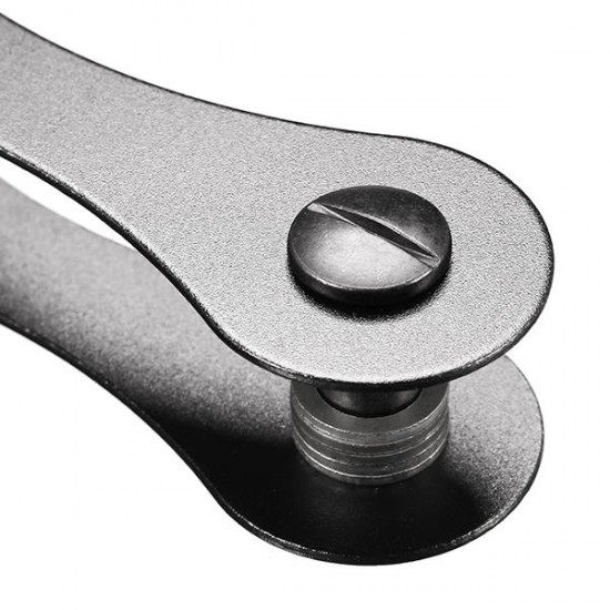 Aluminum Black Portable Key Clip Holder KeyChain EDC Tool