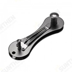 Aluminum Black Portable Key Clip Holder KeyChain EDC Tool Aluminum Black Portable Key Clip Holder KeyChain EDC Tool