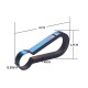 EDC 60mm Blue Quick Release Keychain Titanium Alloy Mini Key Ring