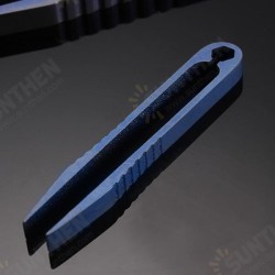 EDC TC4 Titanium Alloy Mini Blue Tweezers Portable Tool 44mm/82mm EDC TC4 Titanium Alloy Mini Blue Tweezers Portable Tool 44mm/82mm