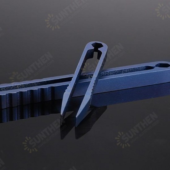 EDC TC4 Titanium Alloy Mini Blue Tweezers Portable Tool 44mm/82mm