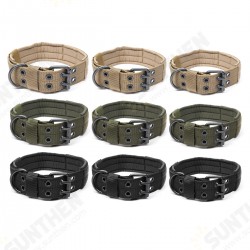 Adjustable Training Dog Collar Nylon Tactical Dog Collar Military With Metal D Ring Buckle Adjustable Training Dog Collar Nylon Tactical Dog Collar Military With Metal D Ring Buckle