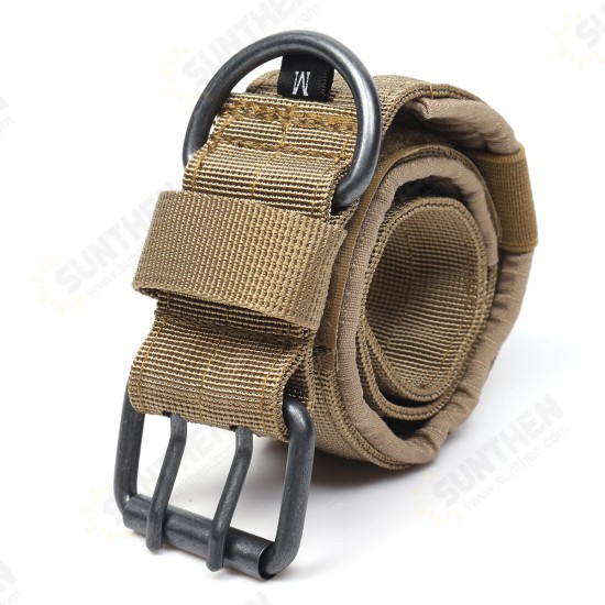 Adjustable Training Dog Collar Nylon Tactical Dog Collar Military With Metal D Ring Buckle