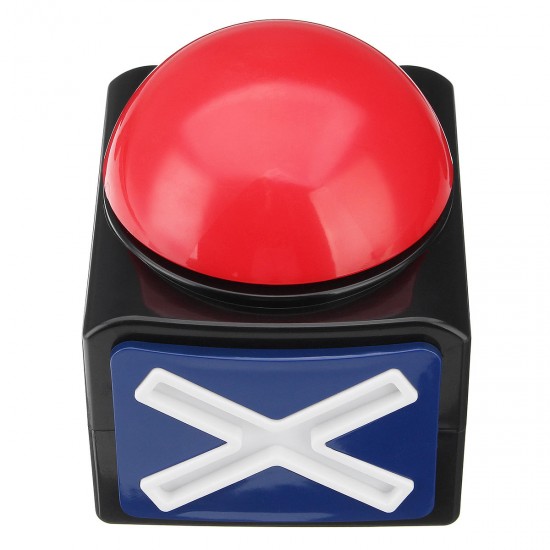 Buzzer Alarm Push Button Lottery Trivia Quiz Game Red Light With Sound And Light