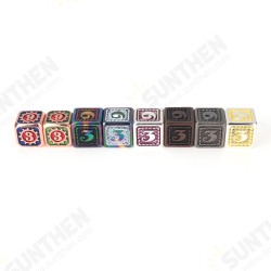 Beutiful Color Metal Polyhedral Dice Multi-side Dice Set For DND RPG MTG Role Playing Board Game With Cloth Bag Beutiful Color Metal Polyhedral Dice Multi-side Dice Set For DND RPG MTG Role Playing Board Game With Cloth Bag