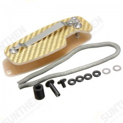 Carbon Fiber Light Weight Pocket Keychain DIY Key Clip Storage EDC Tool Carbon Fiber Light Weight Pocket Keychain DIY Key Clip Storage EDC Tool