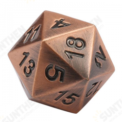 Antique Color Solid Metal Polyhedral Dice Role Playing RPG 7 Dice Set With Bag Antique Color Solid Metal Polyhedral Dice Role Playing RPG 7 Dice Set With Bag