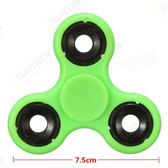 Fluorescent EDC Fidget Spinner Hand Spinner Finger Focus Reduce Stress Gadget