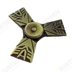 Hand Spinner Bronze 3-Pin Fidget Spinner Finger Focus Reduce Stress Gadget Hand Spinner Bronze 3-Pin Fidget Spinner Finger Focus Reduce Stress Gadget