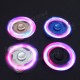 led EDC Fidget Spinner Hand Spinner Tri Spinner Finger Focus Reduce Stress Gadget