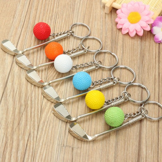 EDC Gadgets Mini Golf Racket and Ball Key Ring Chain Keyfob Keychain EDC Gadgets Mini Golf Racket and Ball Key Ring Chain Keyfob Keychain