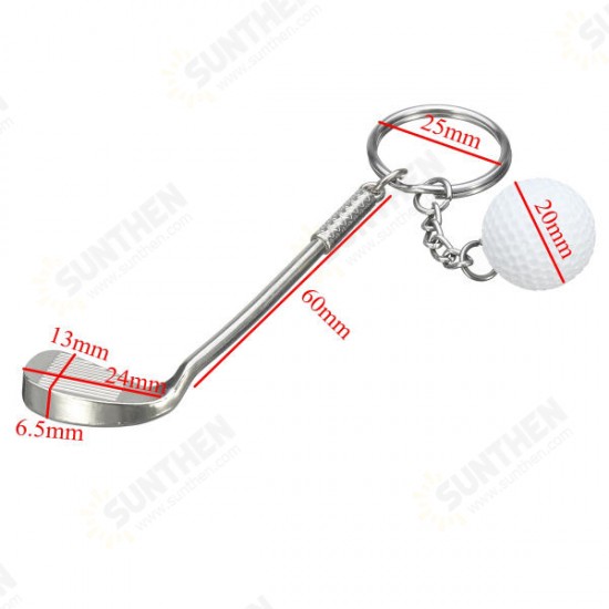 EDC Gadgets Mini Golf Racket and Ball Key Ring Chain Keyfob Keychain EDC Gadgets Mini Golf Racket and Ball Key Ring Chain Keyfob Keychain