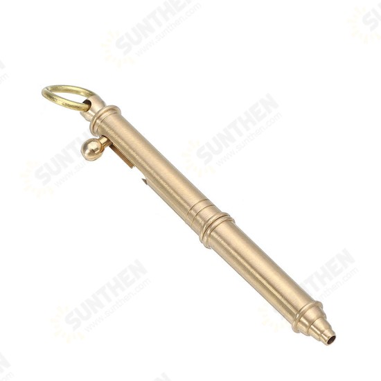 EDC Mini Brass Pen Pure Checker Writing Pen