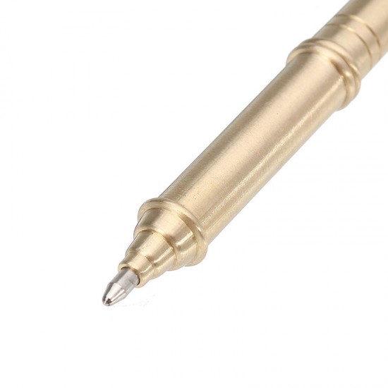 EDC Mini Brass Pen Pure Checker Writing Pen