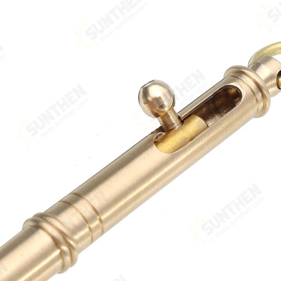 EDC Mini Brass Pen Pure Checker Writing Pen