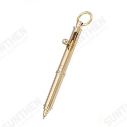 EDC Mini Brass Pen Pure Checker Writing Pen EDC Mini Brass Pen Pure Checker Writing Pen