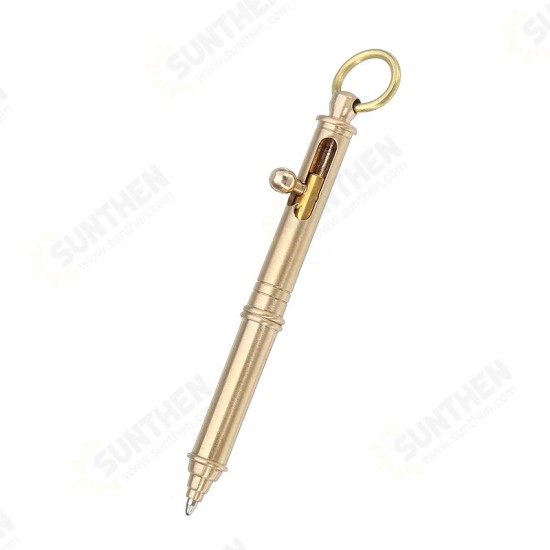 EDC Mini Brass Pen Pure Checker Writing Pen