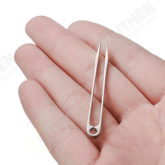 EDC TC4 Titanium Alloy Mini Tweezer Portable Emergency CNC Clip Tool EDC TC4 Titanium Alloy Mini Tweezer Portable Emergency CNC Clip Tool