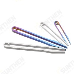 EDC TC4 Titanium Alloy Mini Tweezer Portable Emergency CNC Clip Tool EDC TC4 Titanium Alloy Mini Tweezer Portable Emergency CNC Clip Tool