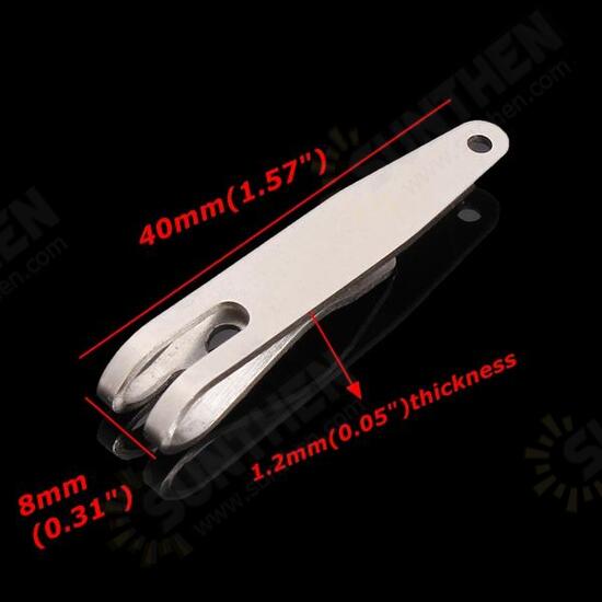 EDC Tool Mini Clip Flashlight Clip Money Cash Holder Key Chain Clip EDC Tool Mini Clip Flashlight Clip Money Cash Holder Key Chain Clip