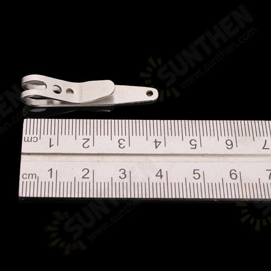 EDC Tool Mini Clip Flashlight Clip Money Cash Holder Key Chain Clip