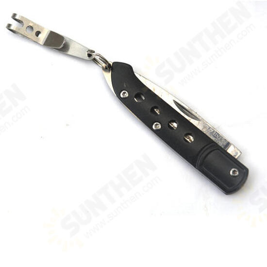 EDC Tool Mini Clip Flashlight Clip Money Cash Holder Key Chain Clip