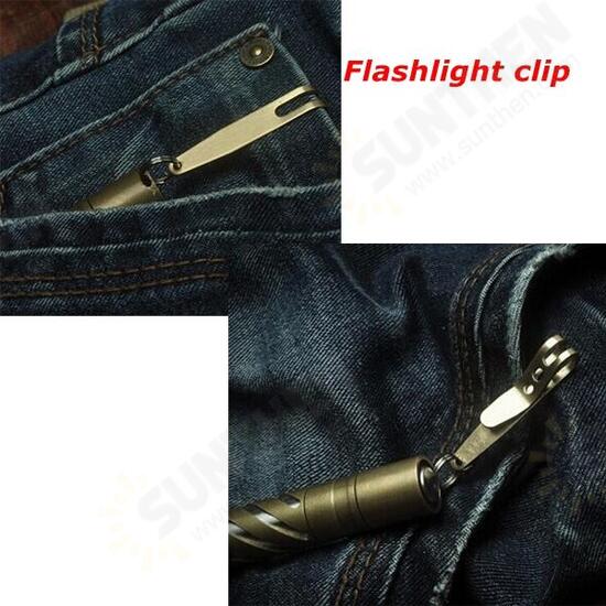 EDC Tool Mini Clip Flashlight Clip Money Cash Holder Key Chain Clip EDC Tool Mini Clip Flashlight Clip Money Cash Holder Key Chain Clip